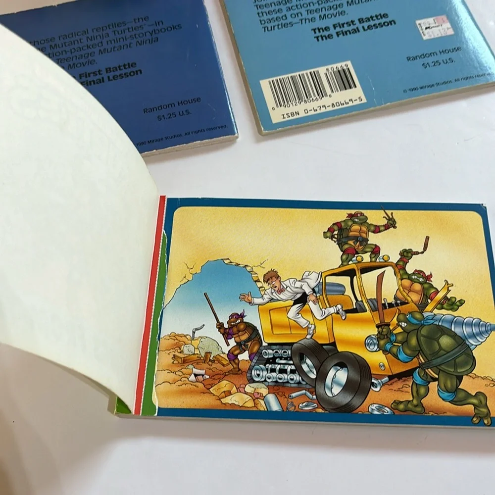 Teenage Mutant Ninja Turtles Book Set The First Battle TMNT the final